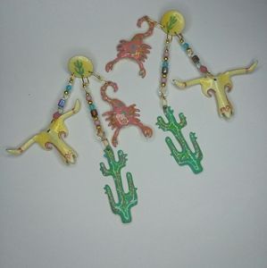 Lunch at the ritz 14k post earings